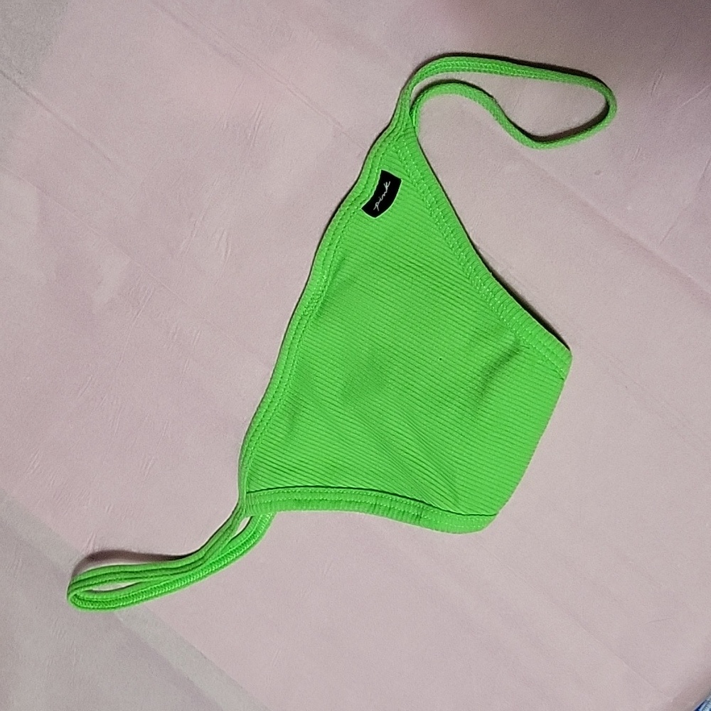 VS PINK Green V-String